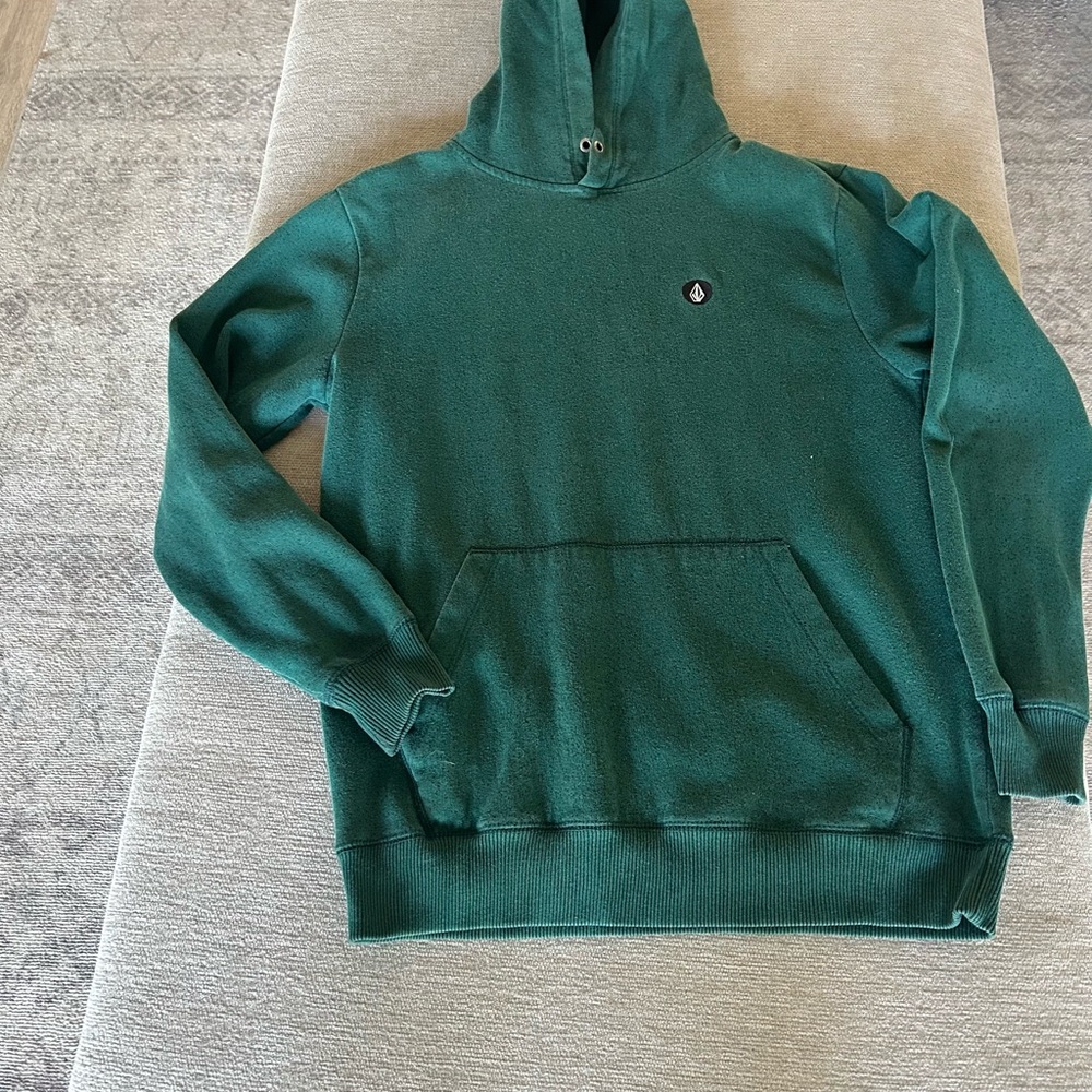 Volcom Men's Teal Hoodie Sweater